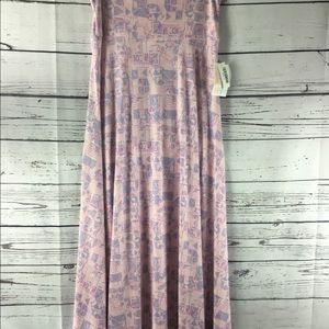 Lularoe Maxi Skirt Size Small Pink Lavender